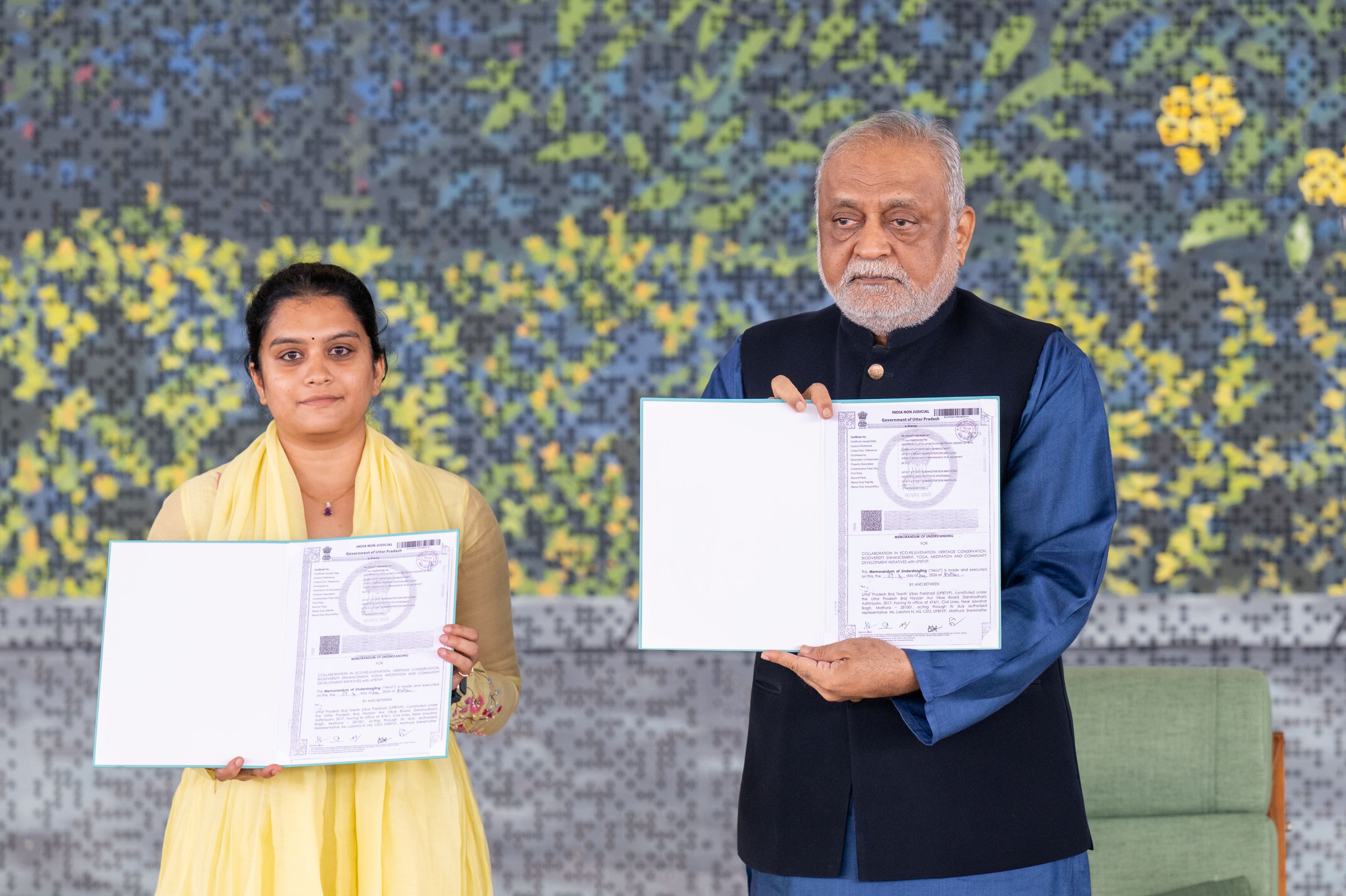 Heartfulness Institute and UP Braj Teerth Vikas Parishad (UPBTVP) Collaborate for Ecological Restoration and Biodiversity Enhancement in Mathura-Vrindavan 