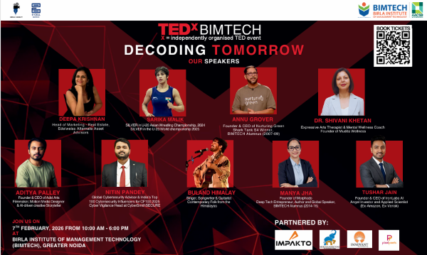 TEDxBIMTECH 2026 Empowers Minds to Question, Innovate, and Lead