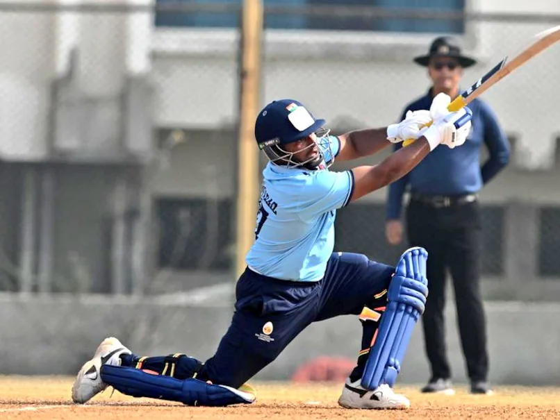 Vijay Hazare Trophy Live Score Updates: Sarfaraz Khan's 157 Steers Mumbai To 444/8 vs Goa