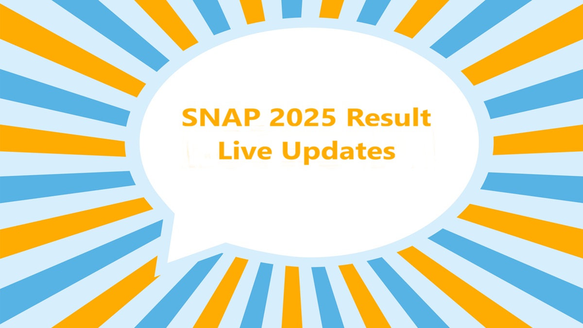 SNAP Result 2025 (OUT) @snaptest.org LIVE UPDATES: Download Scorecard, Check Cut Offs for SIBM & Other Institutes