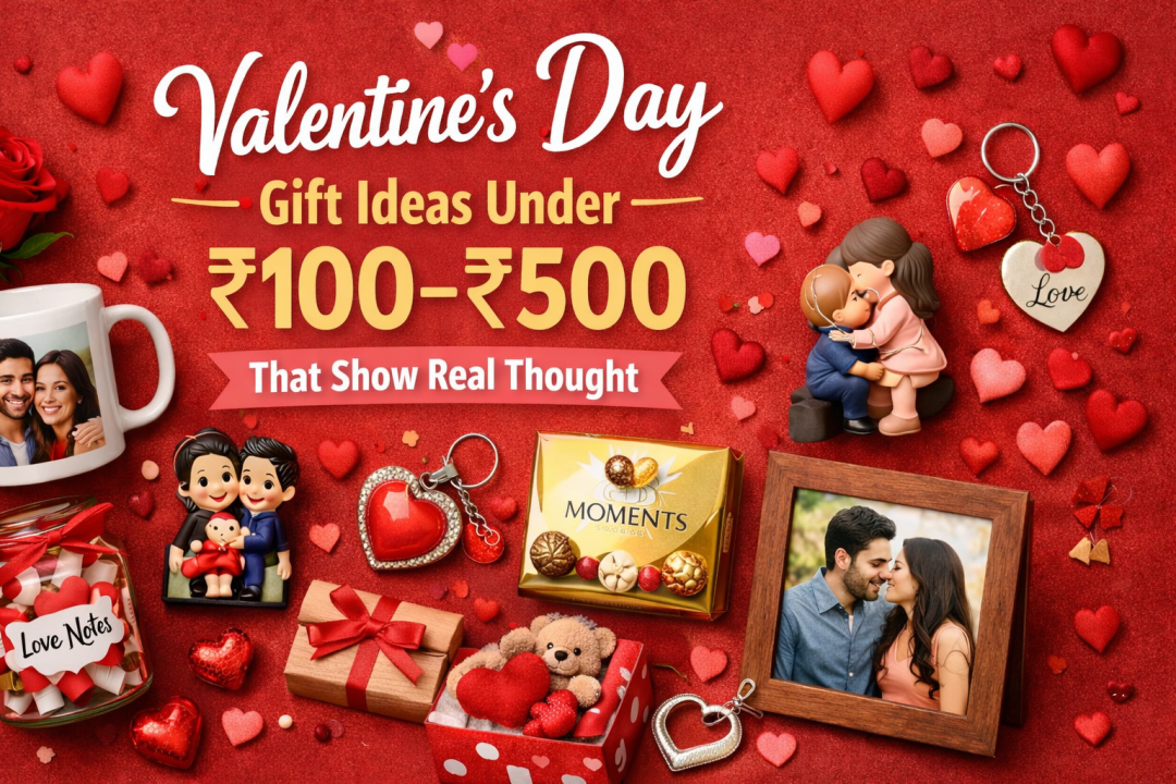 Valentine’s Day Gift Ideas Under ₹100–₹500 That Show Real Thought