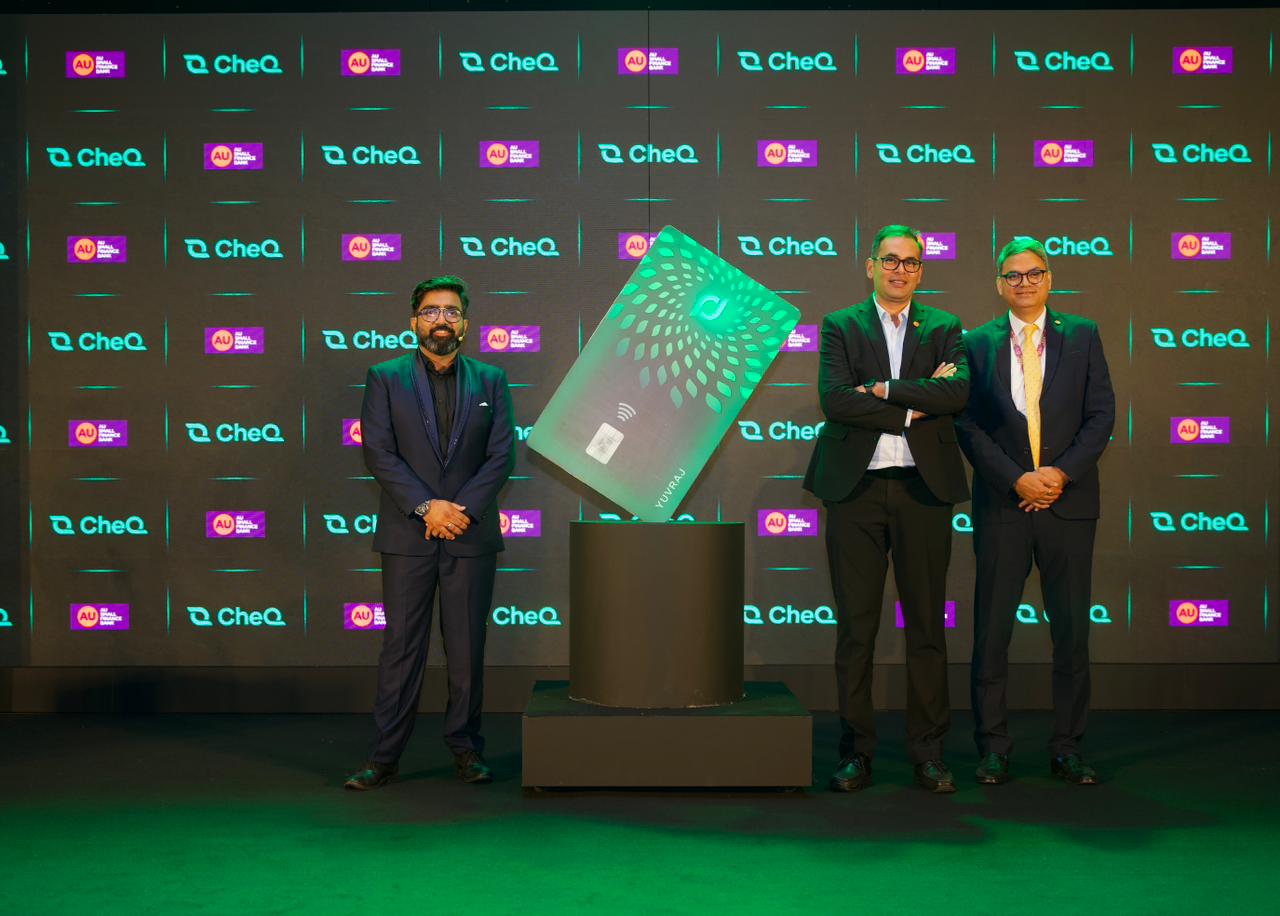 CheQ and AU Small Finance Bank launch India&rsquo;s First Co-branded LED Credit Card