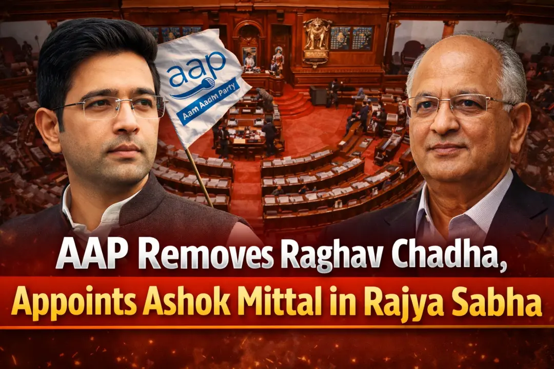 AAP Removes Raghav Chadha, Appoints Ashok Mittal in Rajya Sabha
