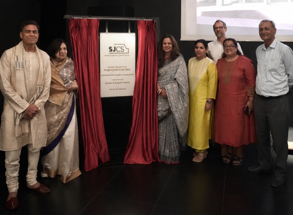 Foundation Stone Ceremony of Sangita Jindal Craft Shila