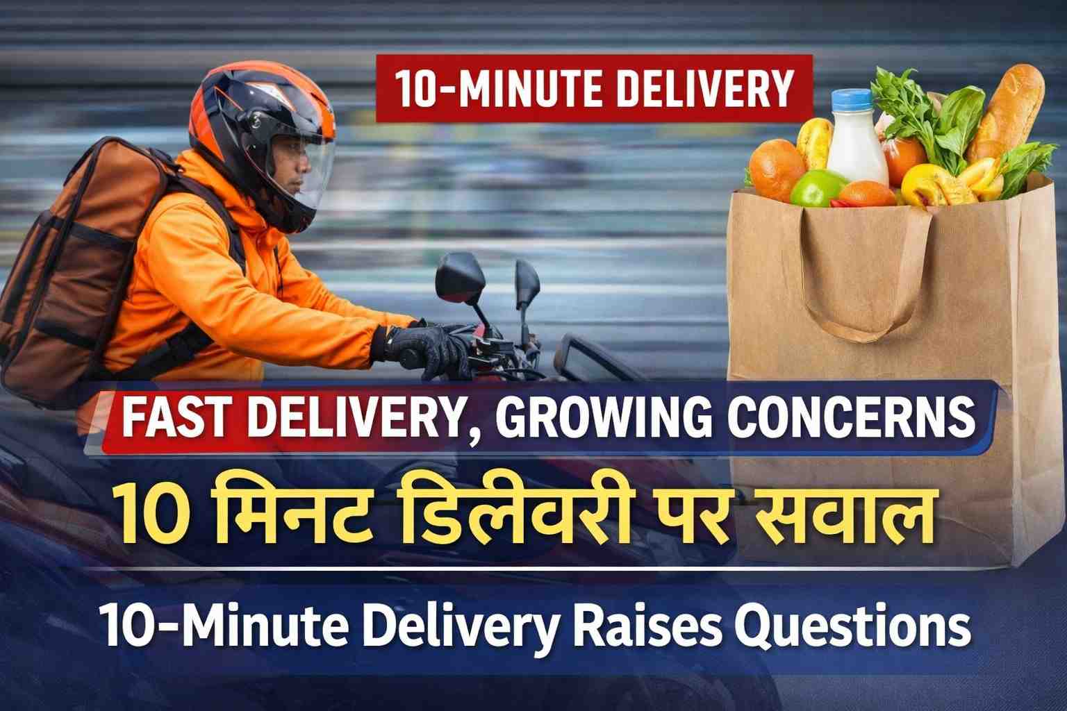 10-Minute Delivery Model Changing Consumer Habits, Raises Safety and Business Concerns