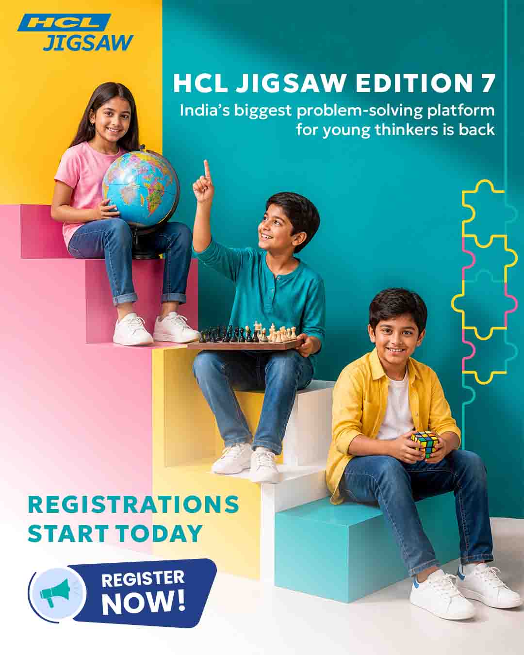 HCL Jigsaw Opens Registrations for 7th Edition with Rs 12 Lakh Prize Pool, Reimagines Innovation Learning for Students