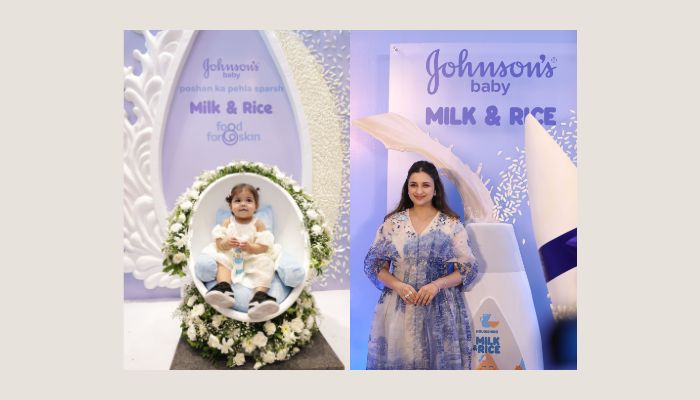 Johnson's Baby with Brand Ambassador Parineeti Chopra launches New Milk & Rice range at World's First Food for Skin ritual
