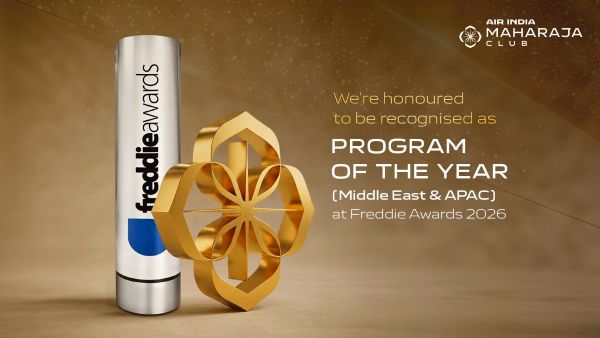 AIR INDIA&rsquo;S MAHARAJA CLUB NAMED &lsquo;PROGRAM OF THE YEAR&rsquo; AT THE FREDDIE AWARDS 2026