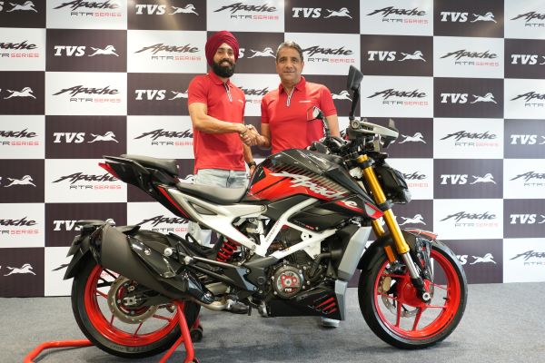 Fastest TVS Apache Meets The Fastest Indian -   Mr. Gurindervir Singh
