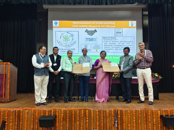 VIT Bhopal University Partners with CSIR-AMPRI to Accelerate Research and Innovation Across Emerging Technologies