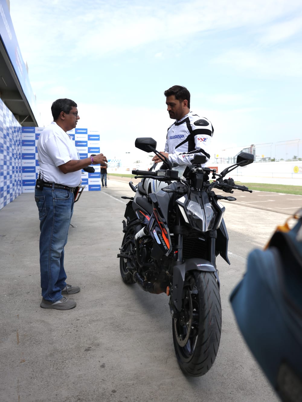 MS Dhoni Launches Eurogrip's New Adventure Touring Tyre Range in India