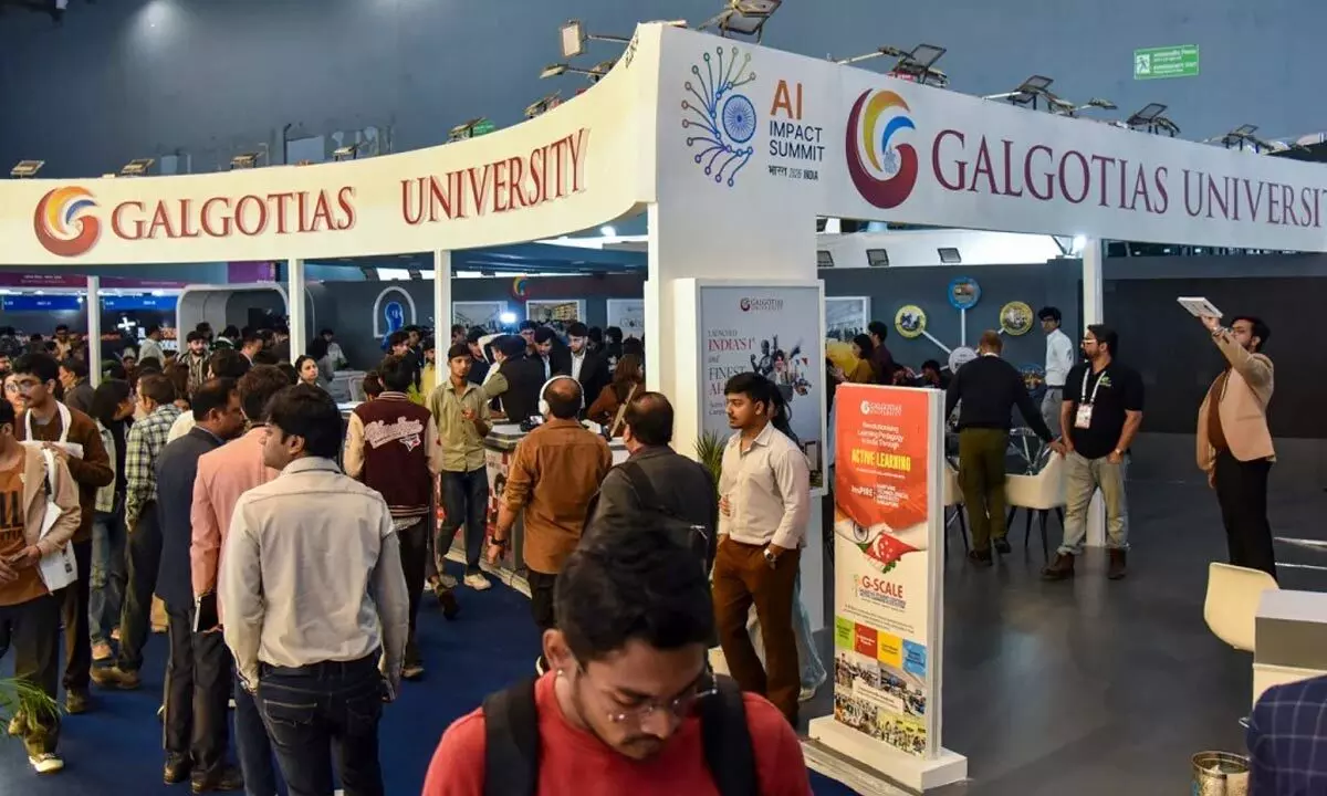India AI Expo Sparks Controversy as Galgotias University Gets Larger Booth Than Four IITs Combined